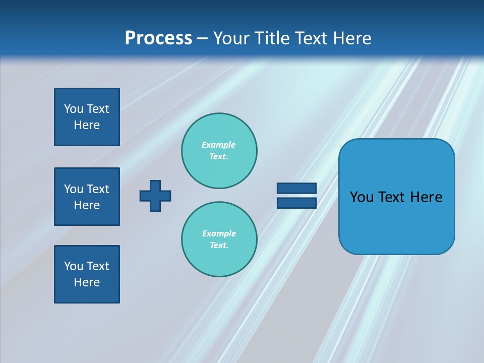 Aqua Electric Illustration PowerPoint Template