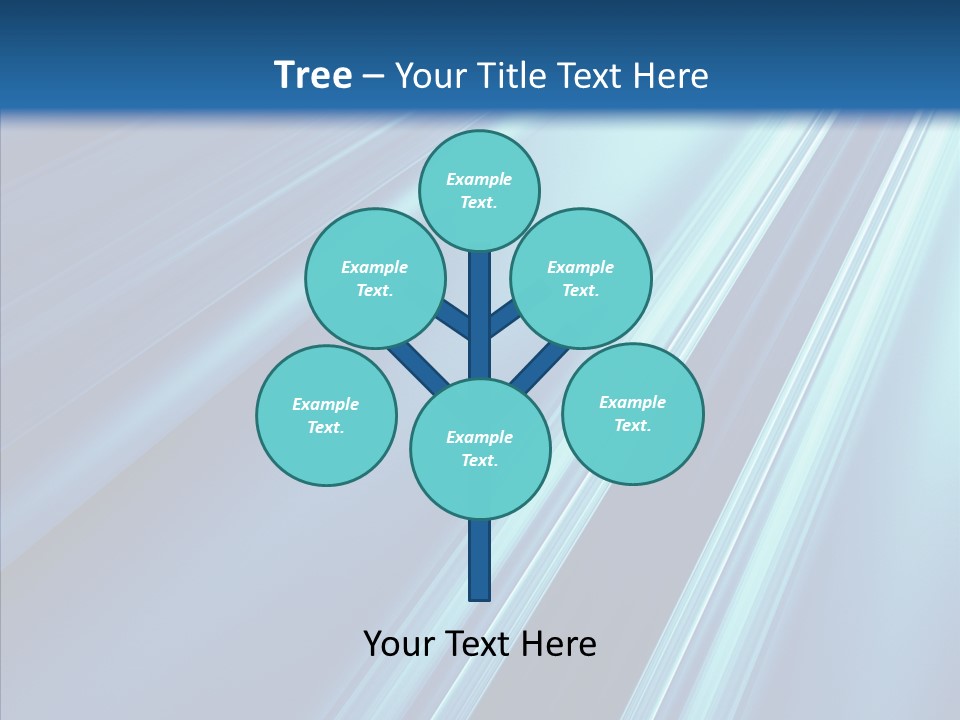 Aqua Electric Illustration PowerPoint Template