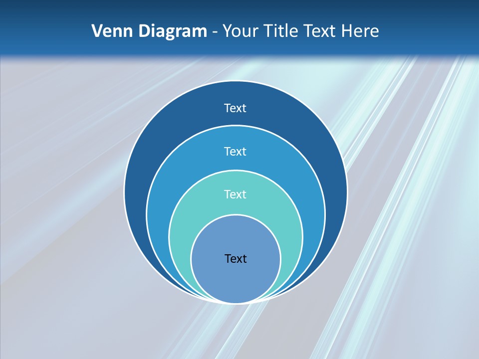 Aqua Electric Illustration PowerPoint Template