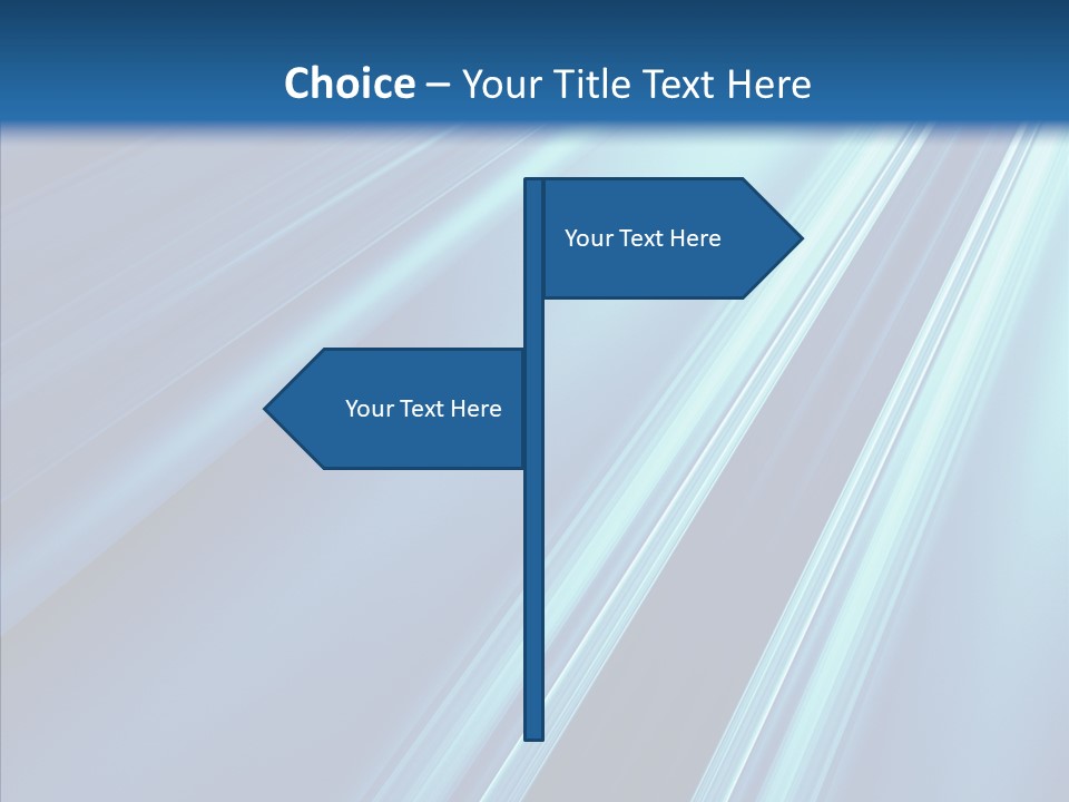 Aqua Electric Illustration PowerPoint Template