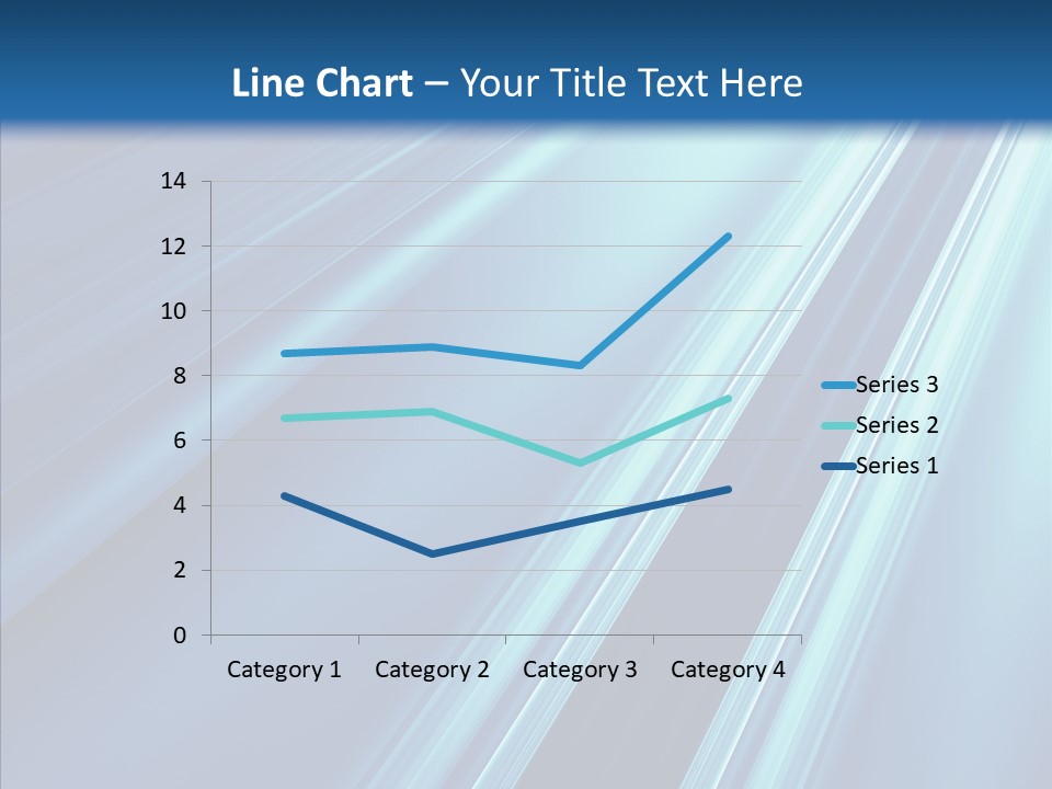 Aqua Electric Illustration PowerPoint Template