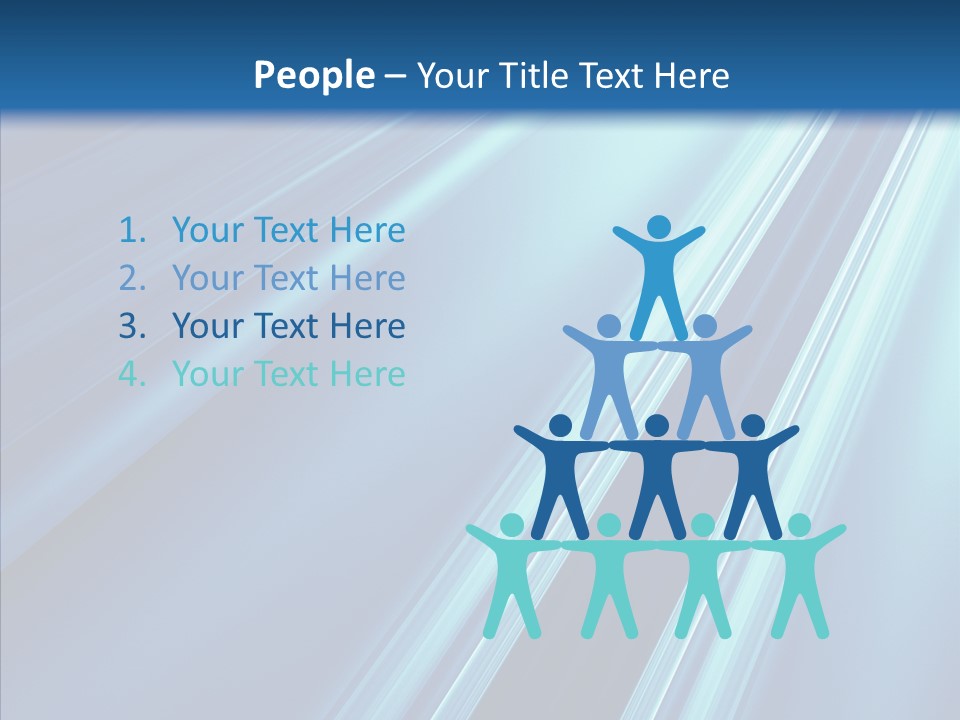 Aqua Electric Illustration PowerPoint Template