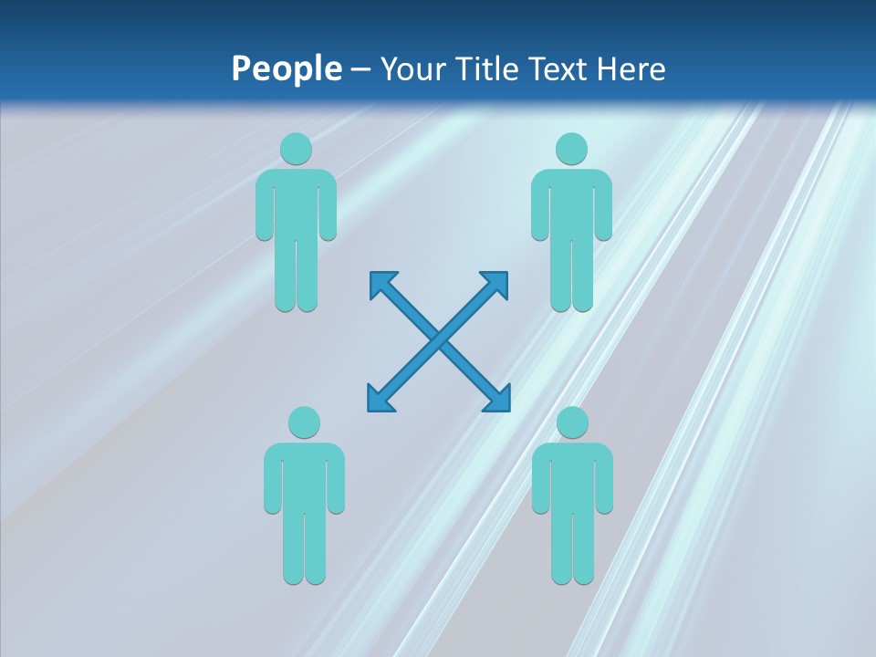 Aqua Electric Illustration PowerPoint Template