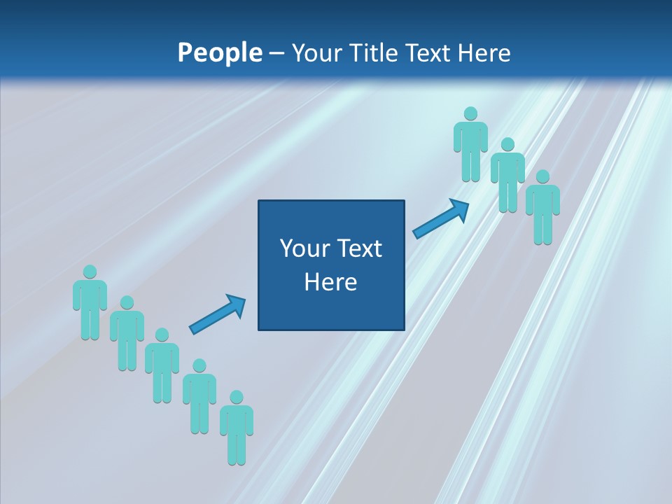 Aqua Electric Illustration PowerPoint Template