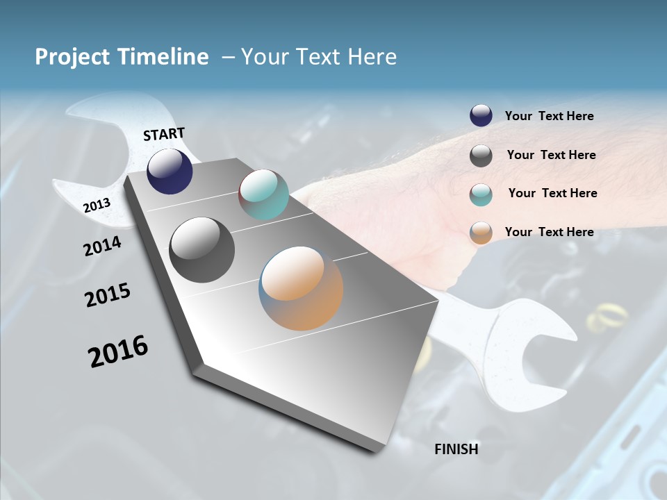 Worker Hardware Job PowerPoint Template