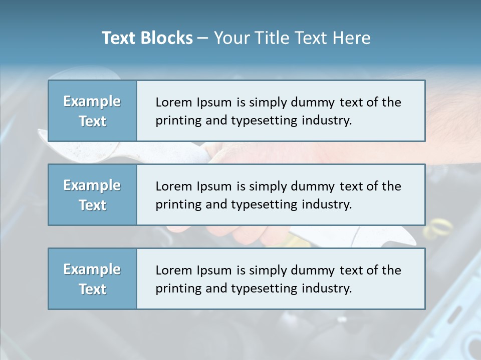 Worker Hardware Job PowerPoint Template
