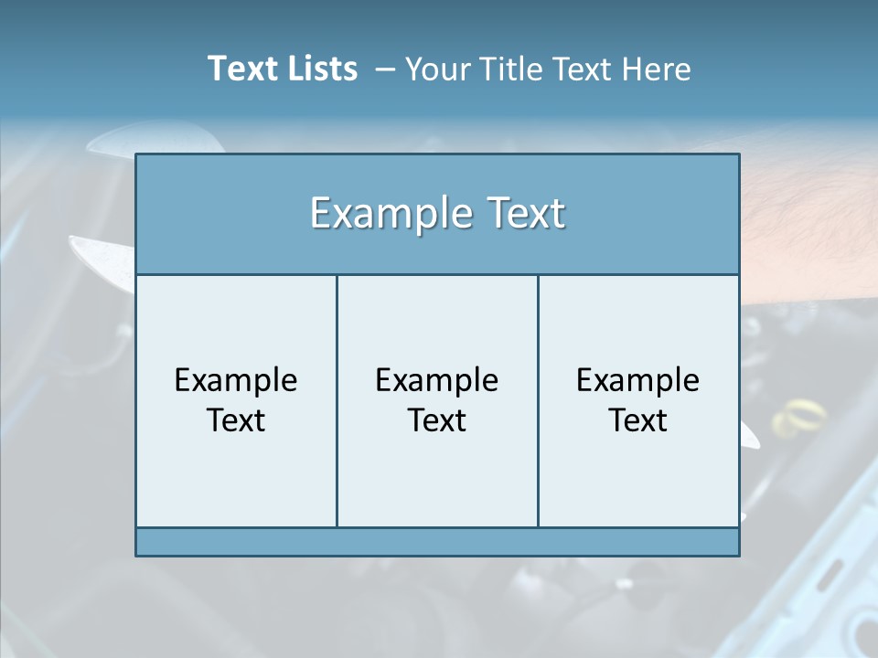 Worker Hardware Job PowerPoint Template