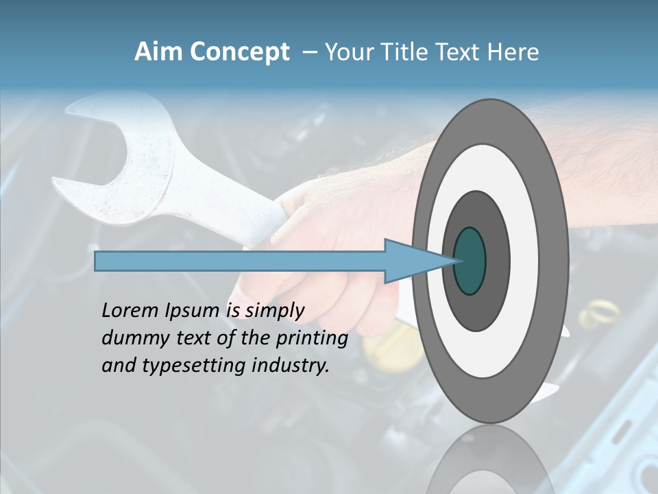 Worker Hardware Job PowerPoint Template