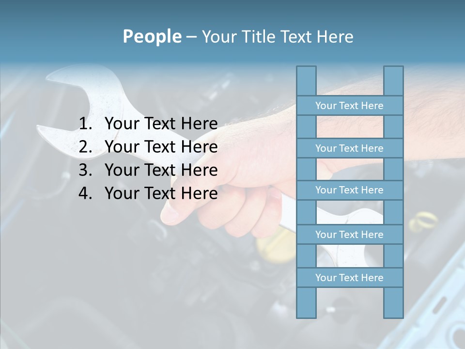 Worker Hardware Job PowerPoint Template
