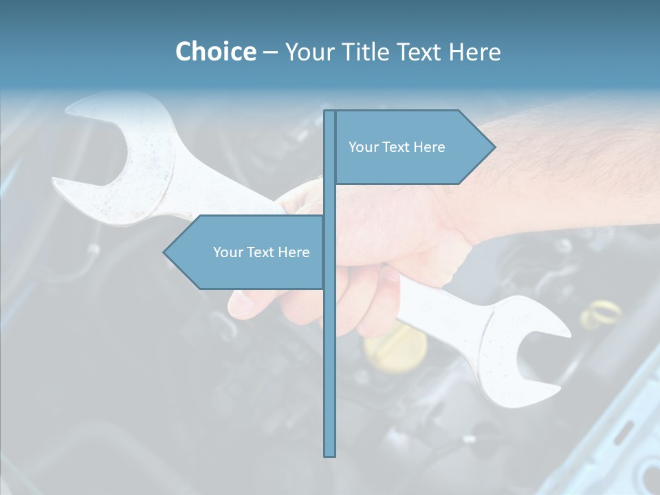 Worker Hardware Job PowerPoint Template