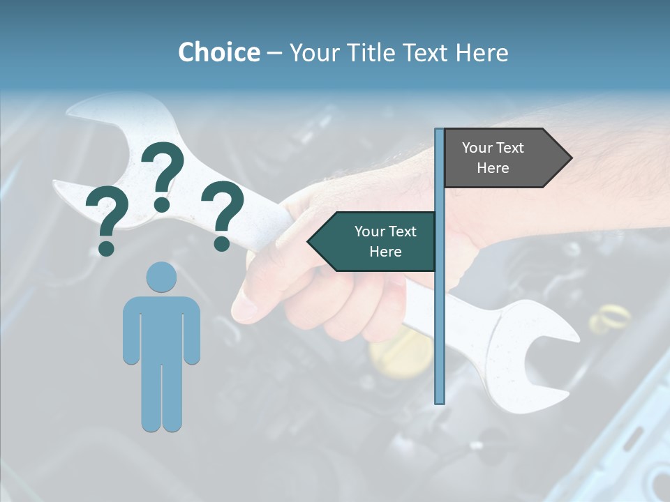 Worker Hardware Job PowerPoint Template