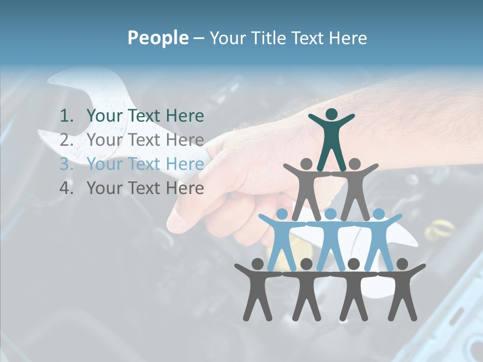 Worker Hardware Job PowerPoint Template