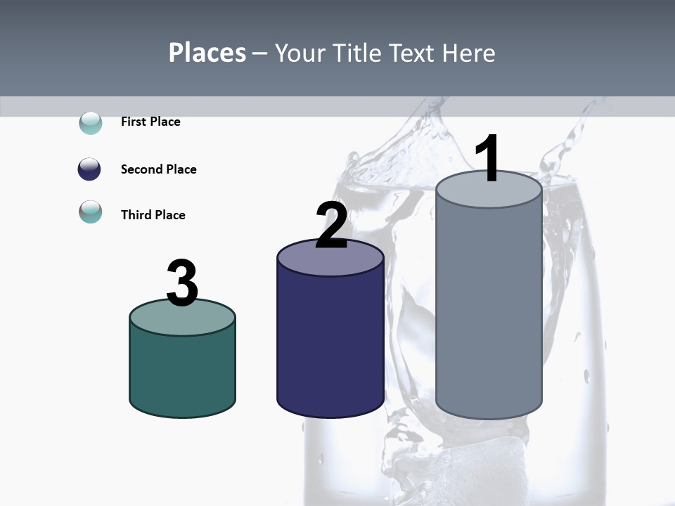 Waterdrop Purity Moment PowerPoint Template