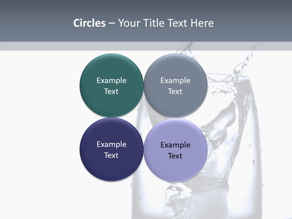 Waterdrop Purity Moment PowerPoint Template