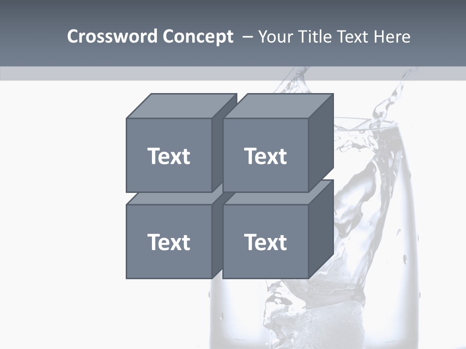 Waterdrop Purity Moment PowerPoint Template