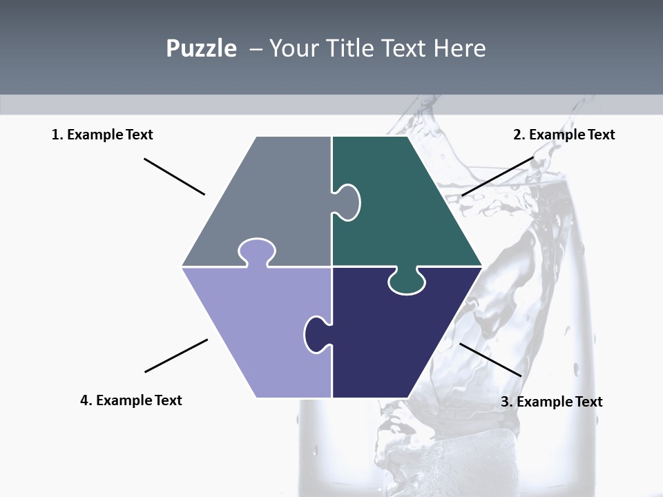 Waterdrop Purity Moment PowerPoint Template