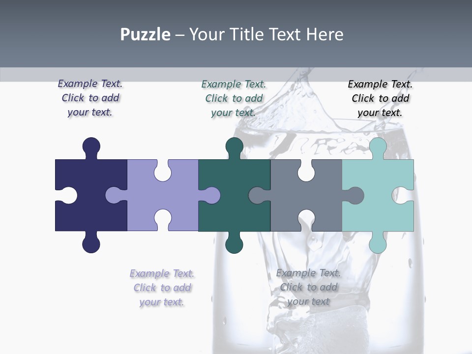Waterdrop Purity Moment PowerPoint Template