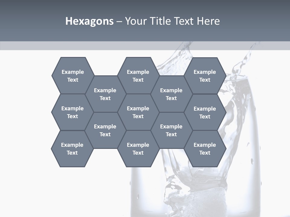 Waterdrop Purity Moment PowerPoint Template