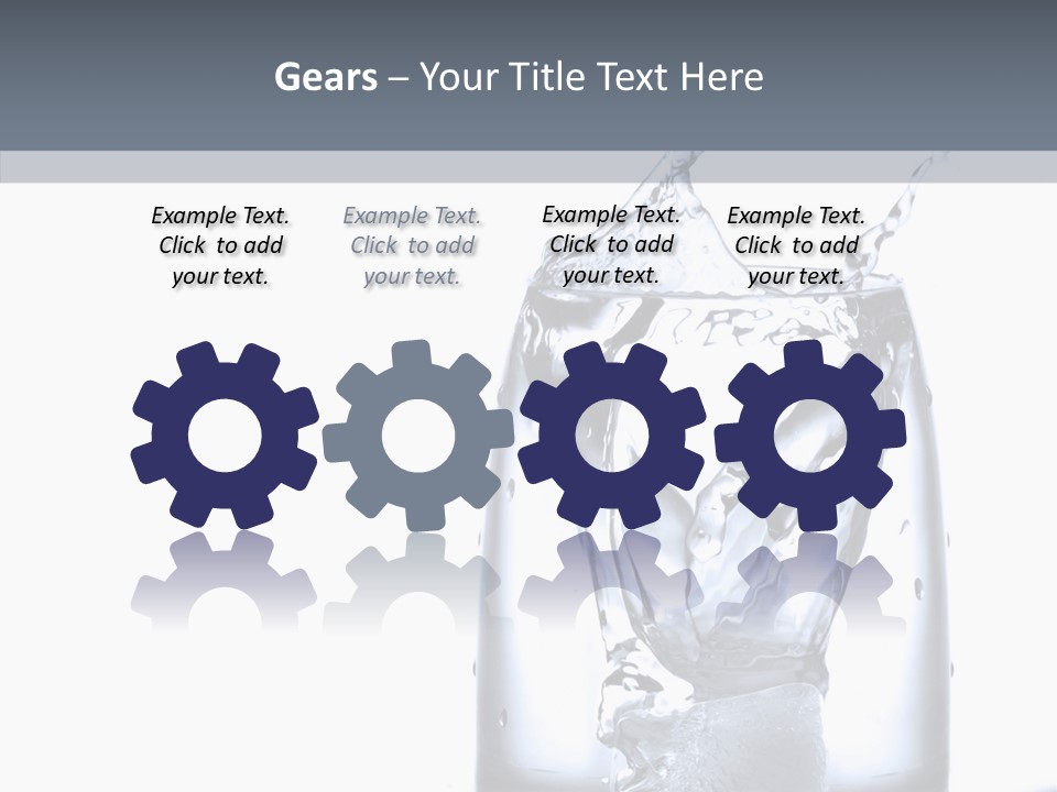 Waterdrop Purity Moment PowerPoint Template