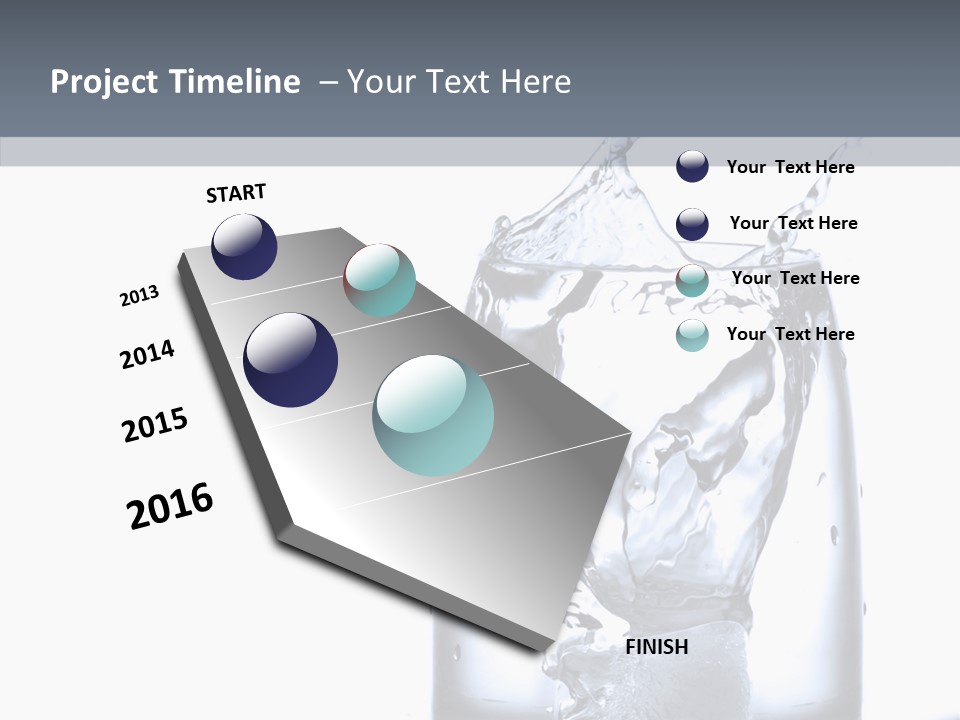 Waterdrop Purity Moment PowerPoint Template