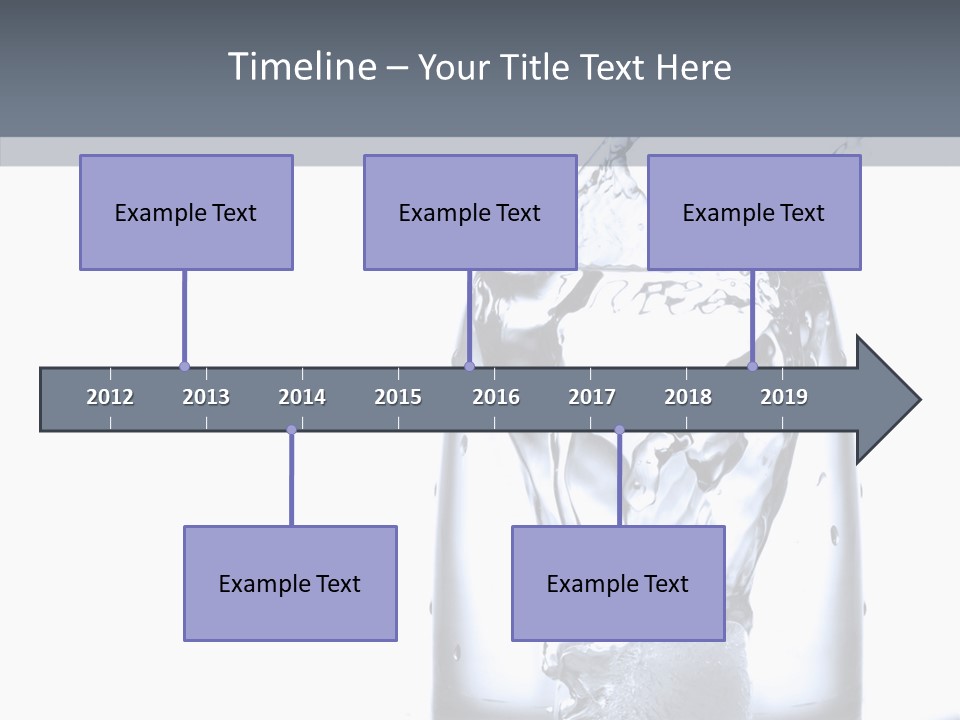 Waterdrop Purity Moment PowerPoint Template