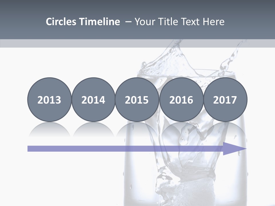 Waterdrop Purity Moment PowerPoint Template