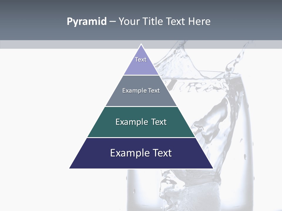 Waterdrop Purity Moment PowerPoint Template