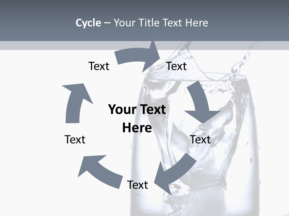 Waterdrop Purity Moment PowerPoint Template