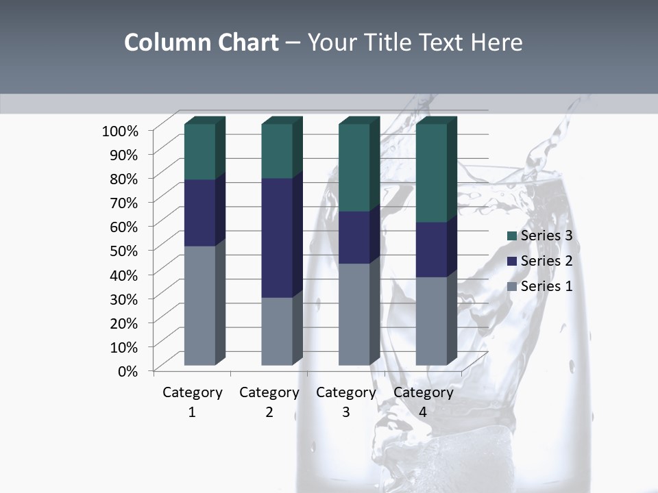 Waterdrop Purity Moment PowerPoint Template