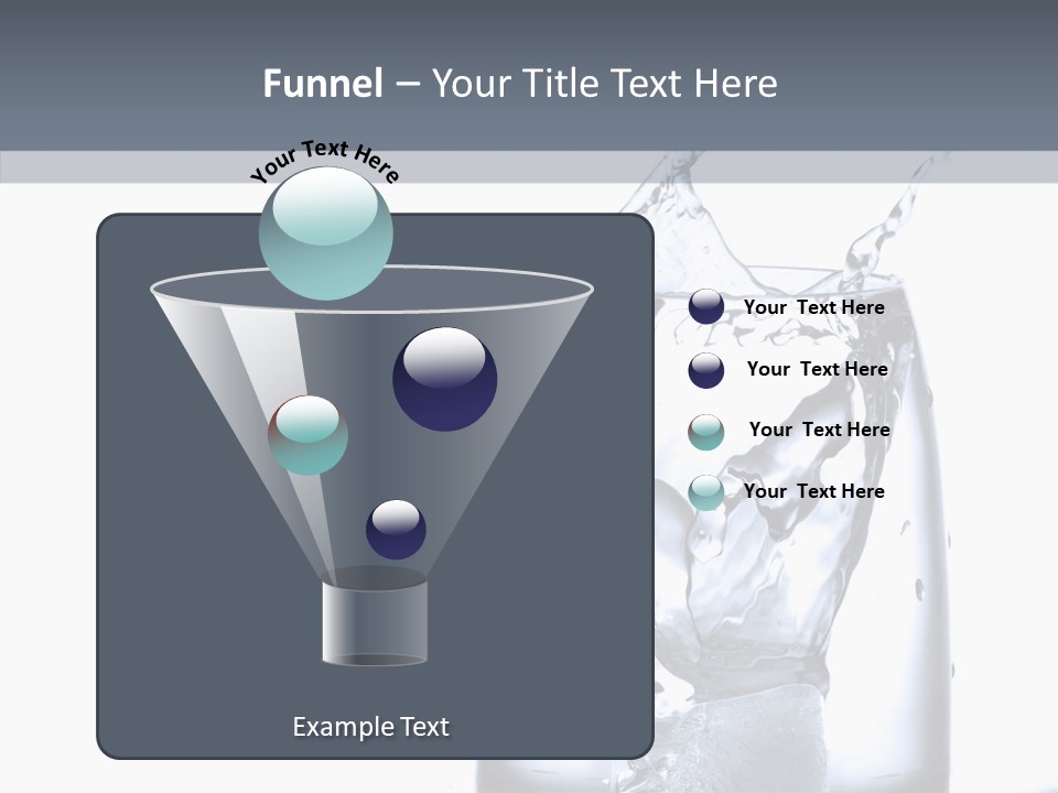 Waterdrop Purity Moment PowerPoint Template