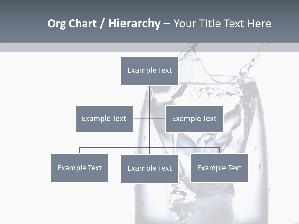 Waterdrop Purity Moment PowerPoint Template