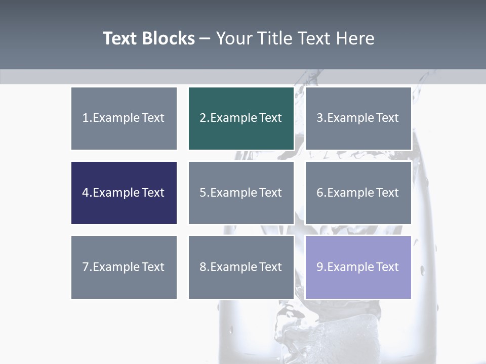 Waterdrop Purity Moment PowerPoint Template