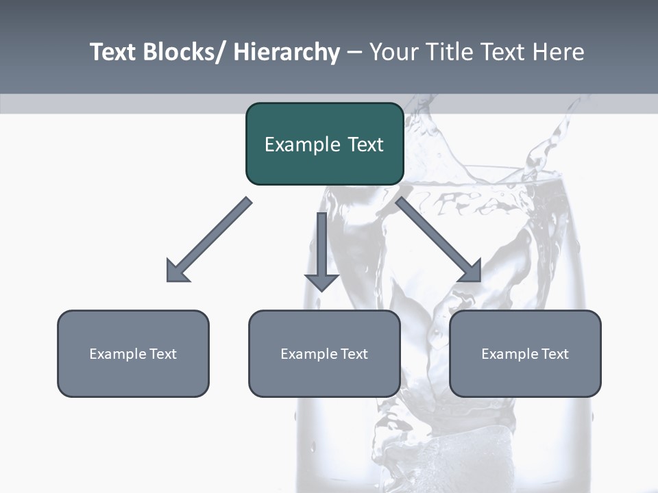 Waterdrop Purity Moment PowerPoint Template