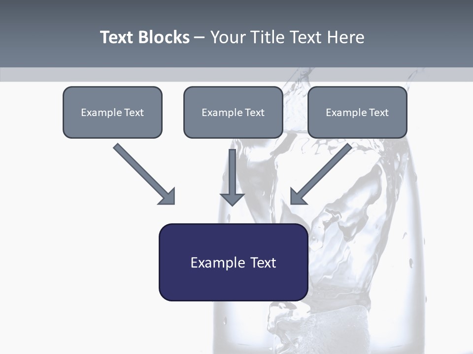 Waterdrop Purity Moment PowerPoint Template