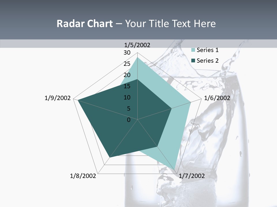 Waterdrop Purity Moment PowerPoint Template