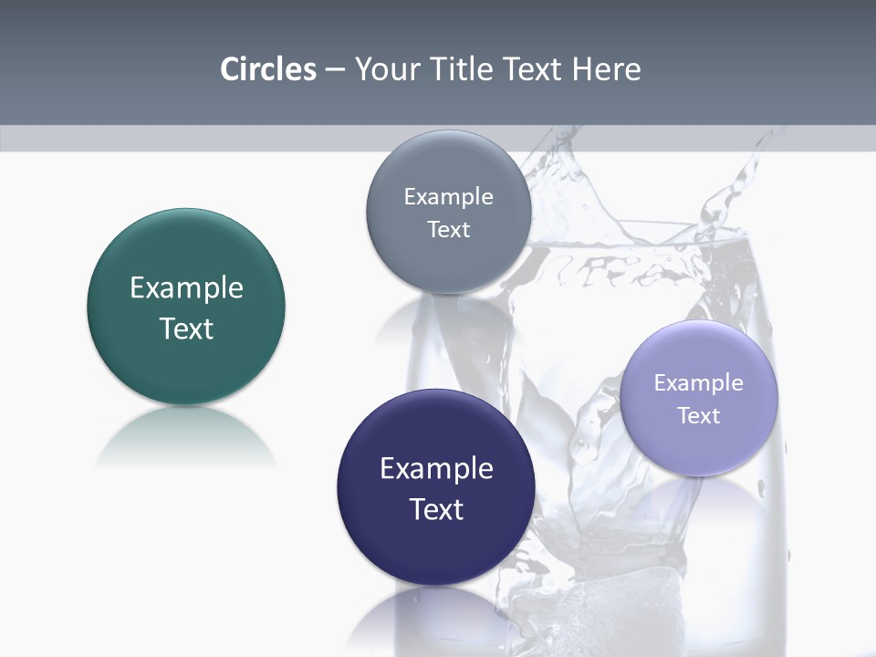 Waterdrop Purity Moment PowerPoint Template