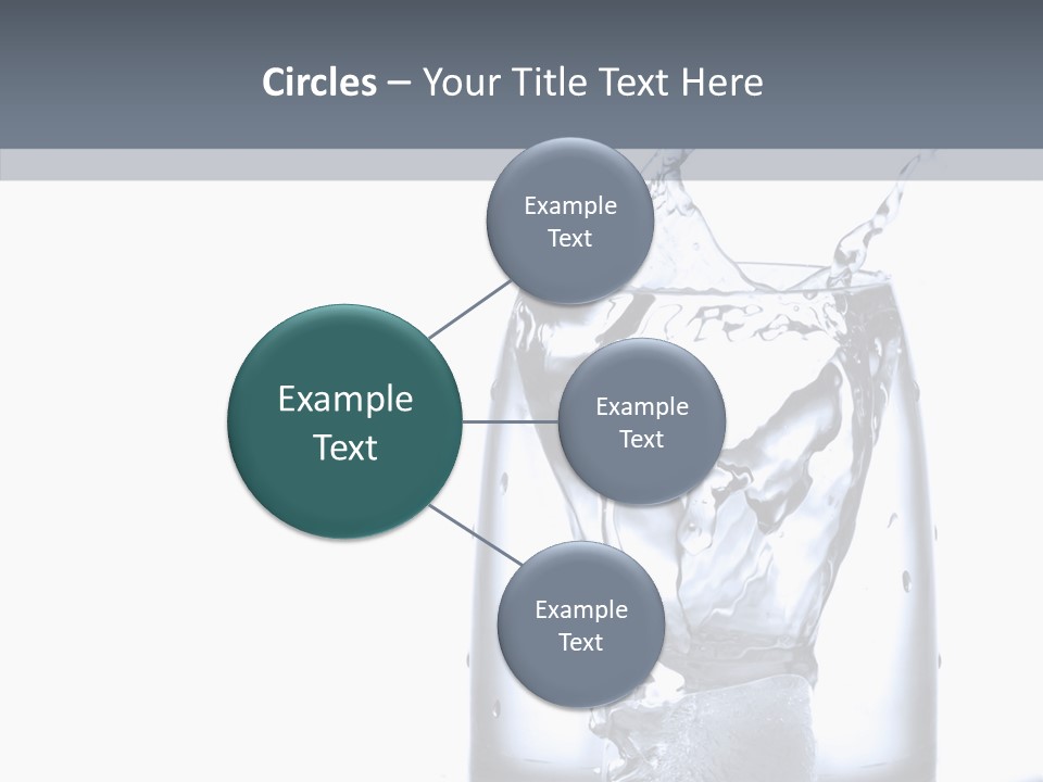 Waterdrop Purity Moment PowerPoint Template
