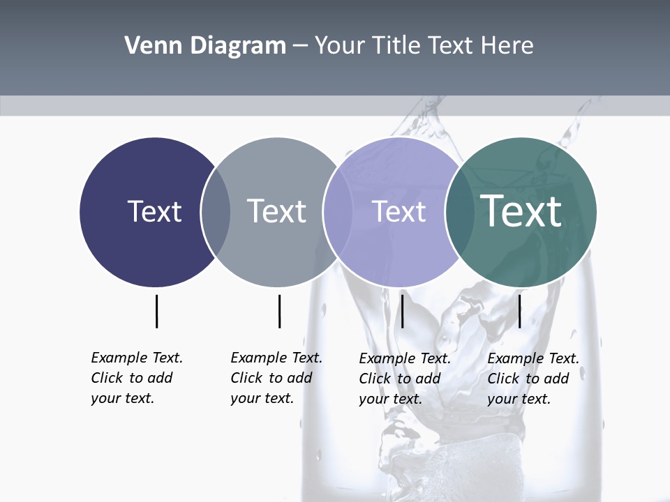 Waterdrop Purity Moment PowerPoint Template