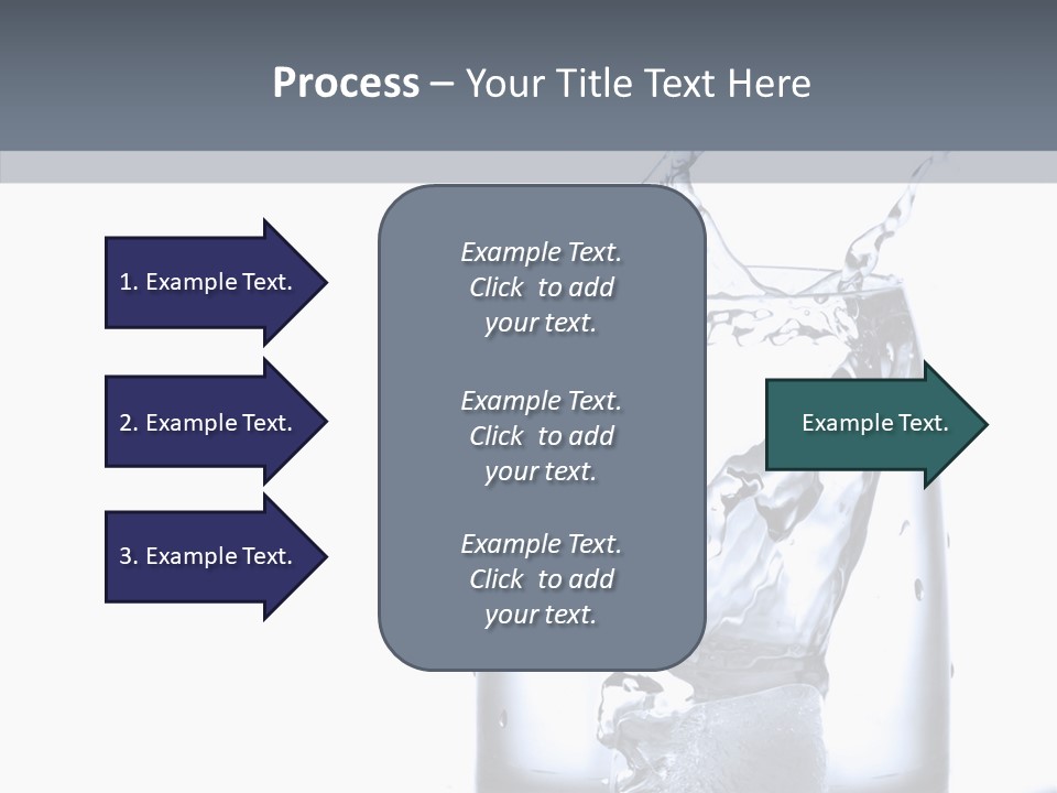 Waterdrop Purity Moment PowerPoint Template