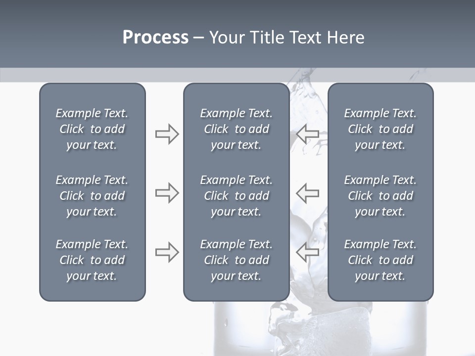 Waterdrop Purity Moment PowerPoint Template