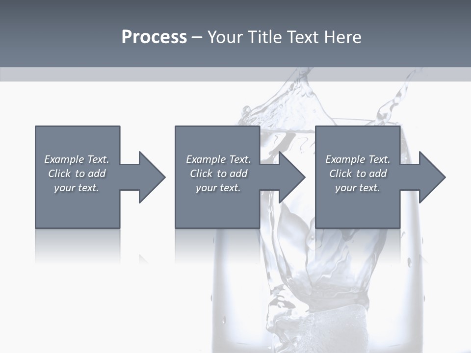 Waterdrop Purity Moment PowerPoint Template