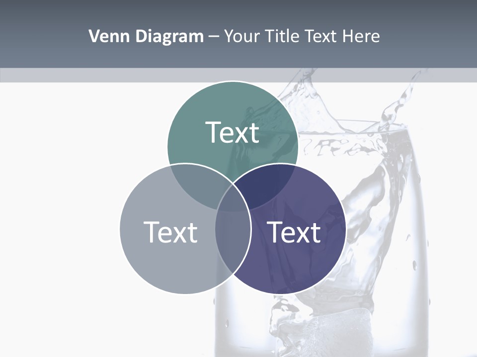 Waterdrop Purity Moment PowerPoint Template