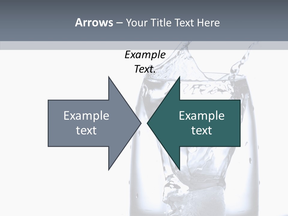 Waterdrop Purity Moment PowerPoint Template