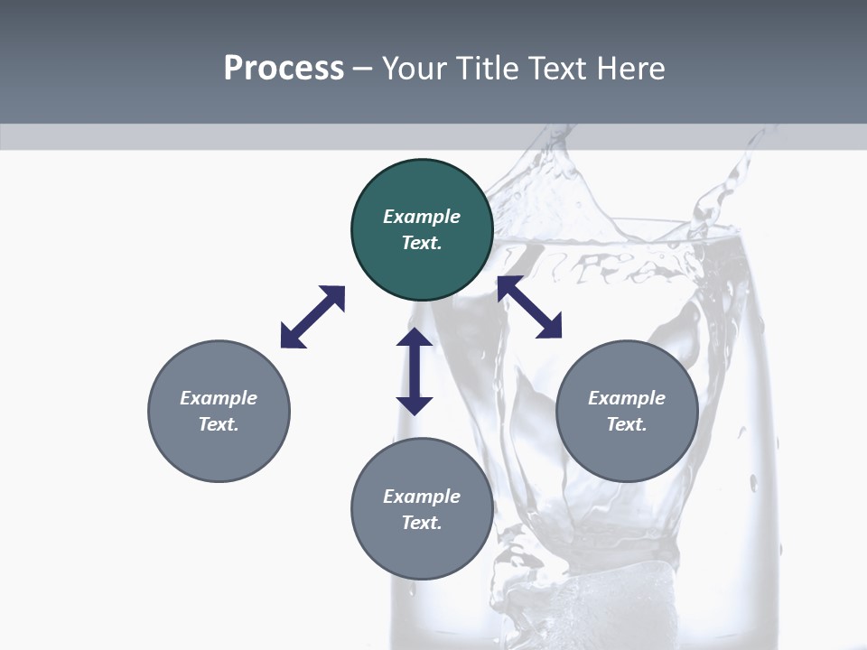 Waterdrop Purity Moment PowerPoint Template