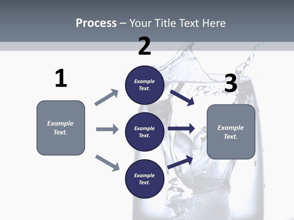 Waterdrop Purity Moment PowerPoint Template