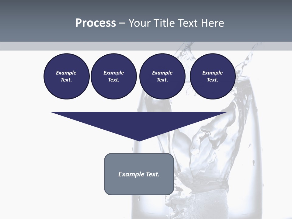 Waterdrop Purity Moment PowerPoint Template