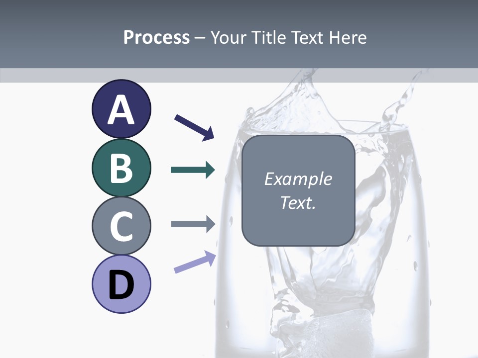 Waterdrop Purity Moment PowerPoint Template