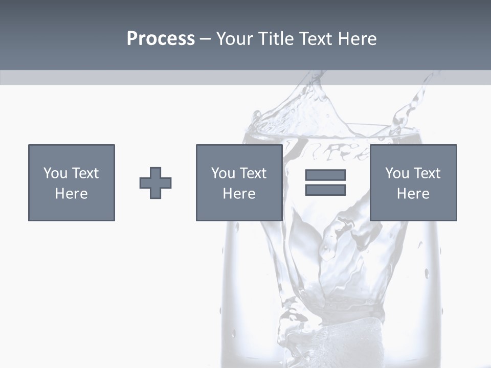 Waterdrop Purity Moment PowerPoint Template
