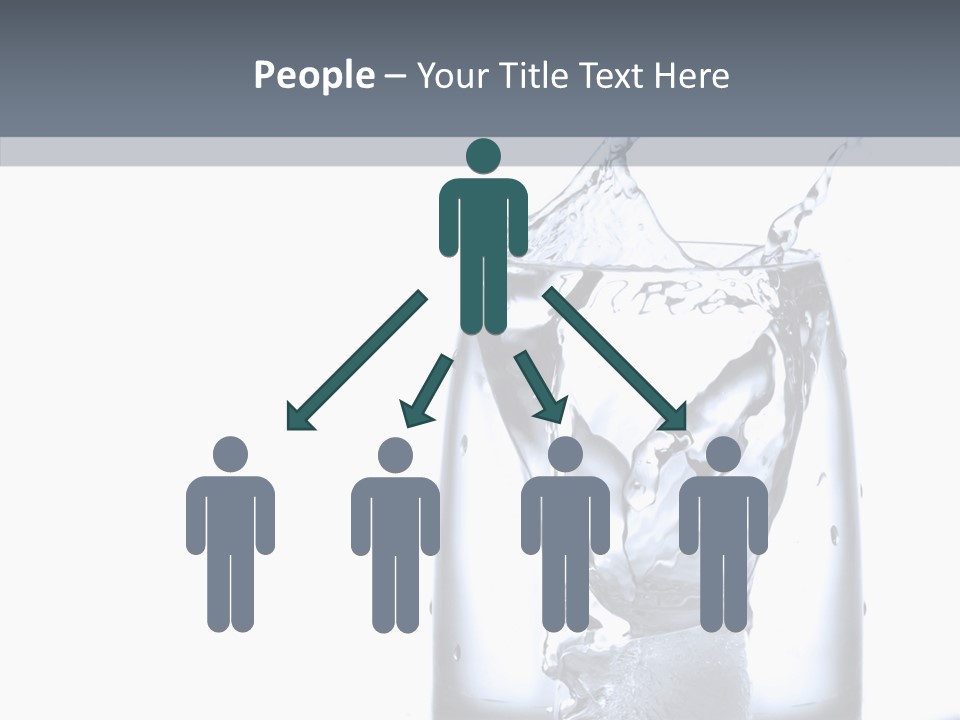 Waterdrop Purity Moment PowerPoint Template