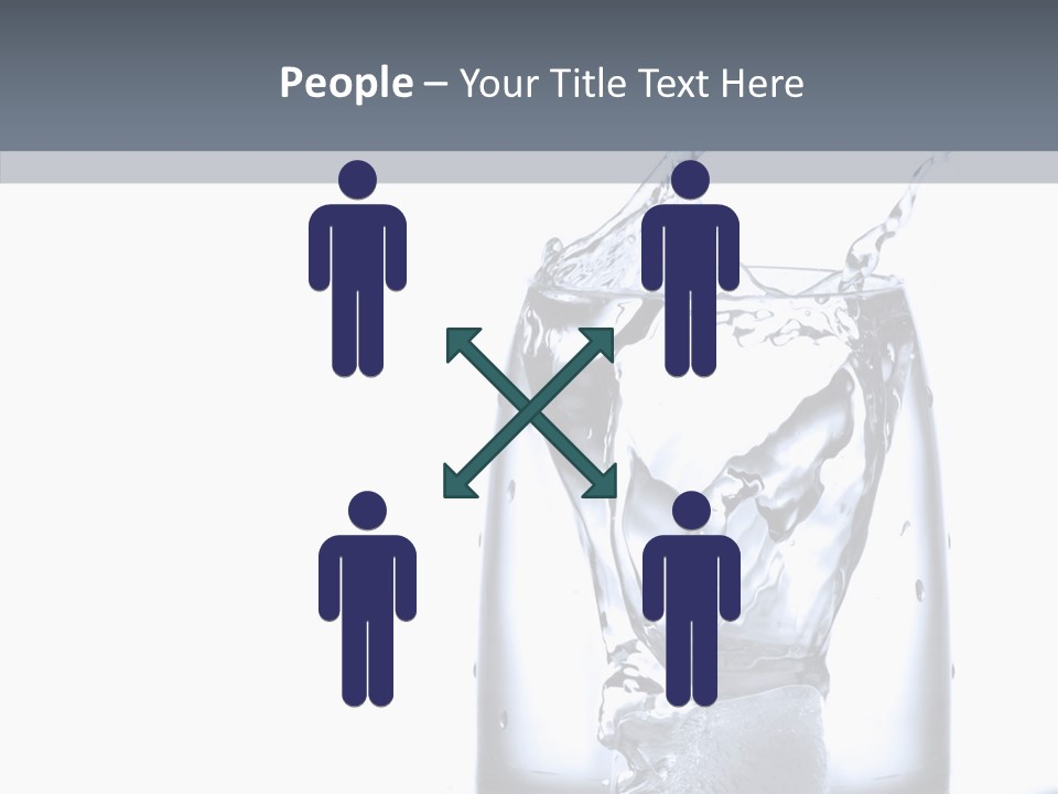 Waterdrop Purity Moment PowerPoint Template